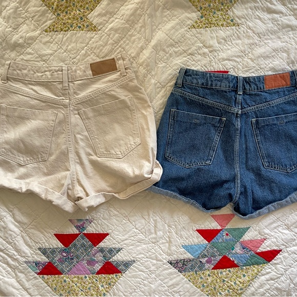 Zara shorts set of two cream blue 6 - Picture 3 of 10